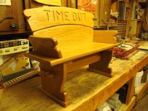 Click to enlarge image CHILD'S BUCK BOARD BENCH - CHILD'S BUCK BOARD BENCH - 