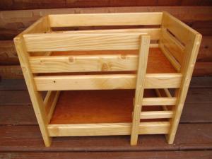 Click to enlarge image  - DOLL BUNKBED - PINE