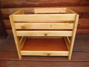 Click to enlarge image  - DOLL BUNKBED - PINE