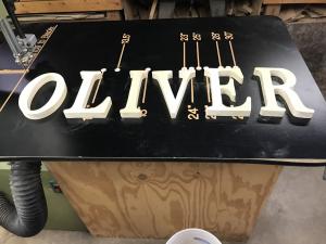 Click to enlarge image  - CUSTOM WOOD LETTERS - 