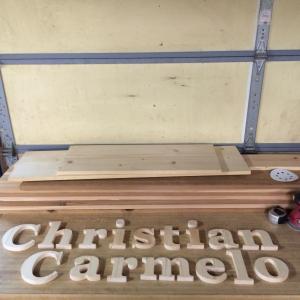 Click to enlarge image  - CUSTOM WOOD LETTERS - 