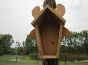 Click to enlarge image <B>MOOSE BIRDHOUSE</B> - <B>A CHARMING WOODLAND CHARACTER WITH PERSONALITY</b>