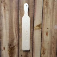 Click to enlarge image <B>TRADITIONAL  PLEDGE PADDLE</B> - <B>SOLID WOOD BLANK PADDLE</B>
