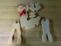 Click to enlarge image <B>PINE PULL-A-PART DEER</B> - <B>A FINISH YOURSELF PROJECT</B>